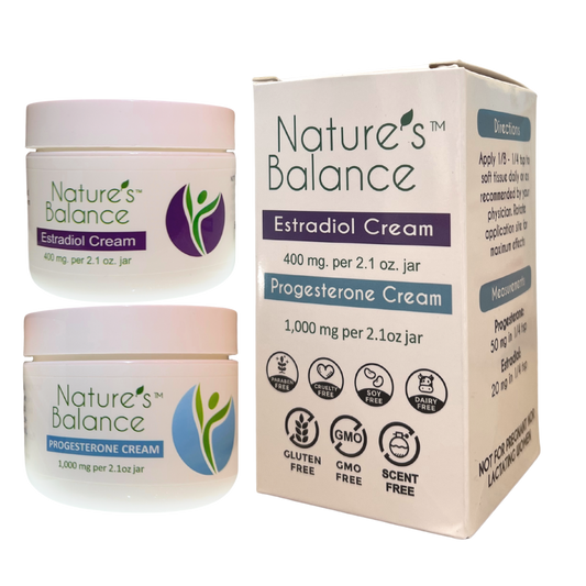 Bio-Identical Estradiol and Progesterone Cream Pack image 0