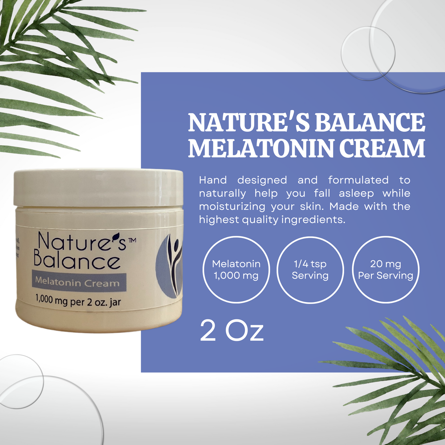 All Natural Melatonin Cream image 5