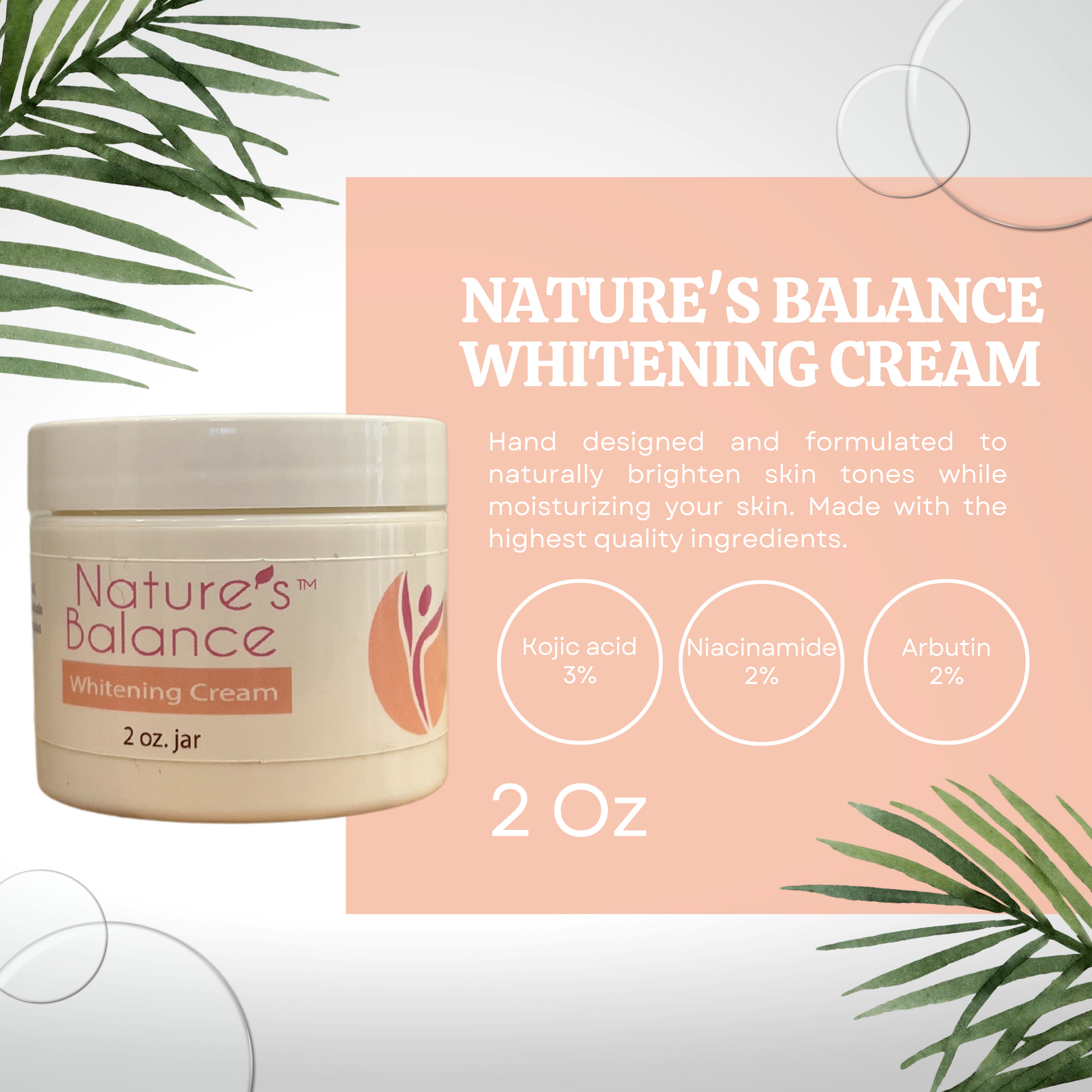 Premium Quality, All Natural Whitening Cream image 1