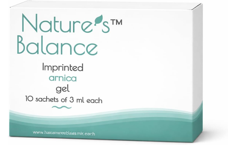 Imprinted Pain Relief Gel with Arnica 3 ml Travel Sachet