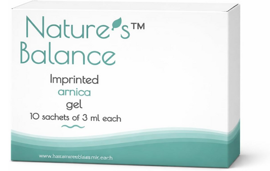 Imprinted Pain Relief Gel with Arnica 3 ml Travel Sachet