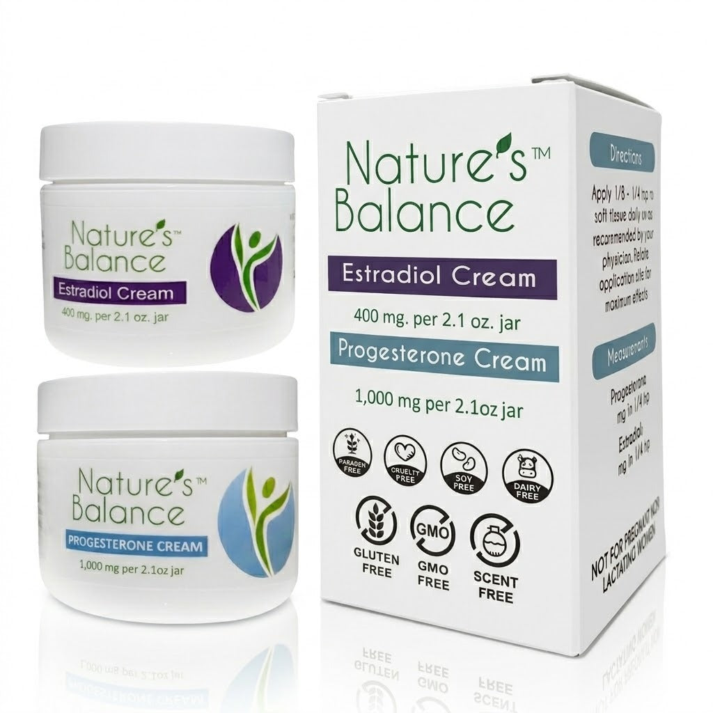 Bio-Identical Estradiol and Progesterone Cream Pack